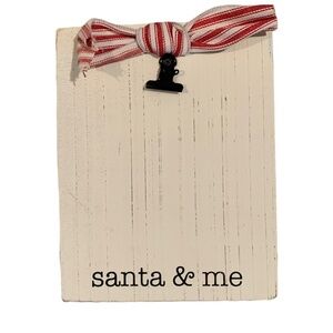 Mudpie Santa & Me Frame NEW FLAWED